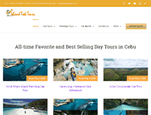 Tablet Screenshot of islandtrektours.com